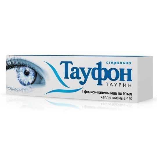 Капли для глаз для улучшения зрения Тауфон